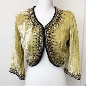 Nitin Goyal Sequined Embordered Bolero / Shrug